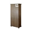 Bowery Hill Wood Open Bookcase Office Storage Fully Assembled in in Brown