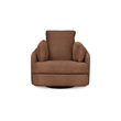 Bowery Hill Contemporary Burnt Orange Swivel Glider Recliner