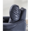 Bowery Hill Contemporary Corner-blocked Frame Ocean Power Reclining Sofa