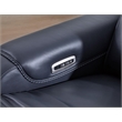 Bowery Hill Contemporary Corner-blocked Frame Ocean Power Reclining Sofa