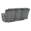 Bowery Hill Contemporary Corner-blocked Frame Tip-Off Slate Power Reclining Sofa