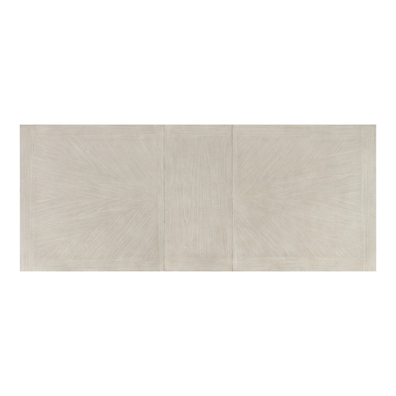 Bowery Hill Wood 7-Piece Dining Table Set in Natural