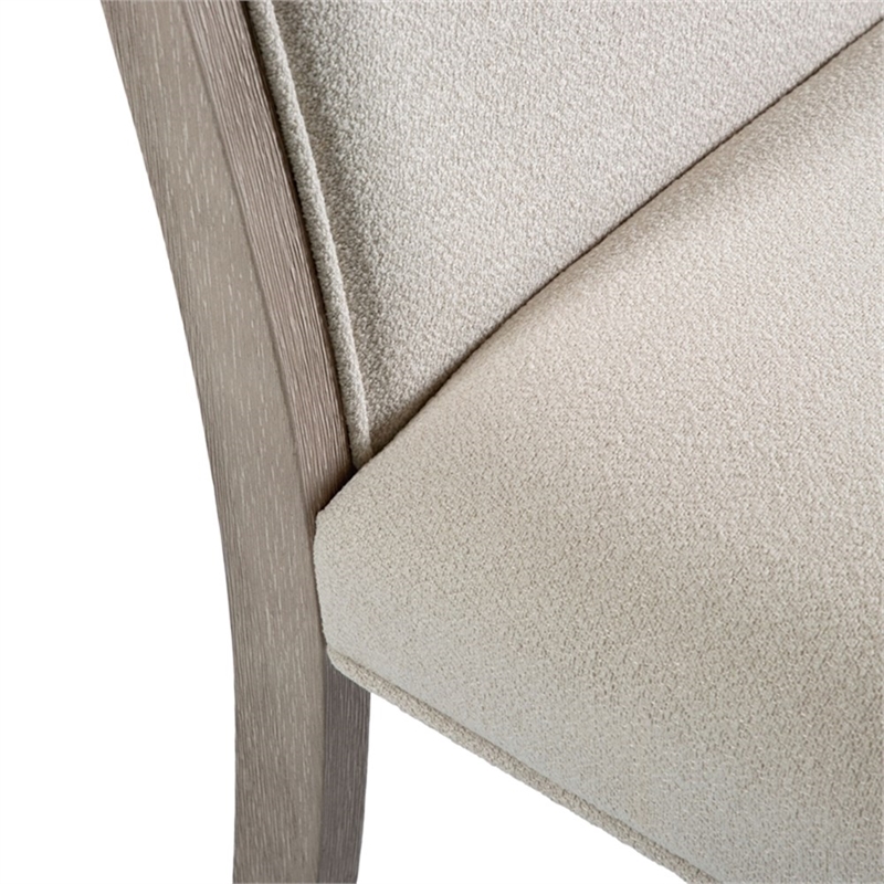 Bowery Hill Wood 7-Piece Dining Table Set in Natural