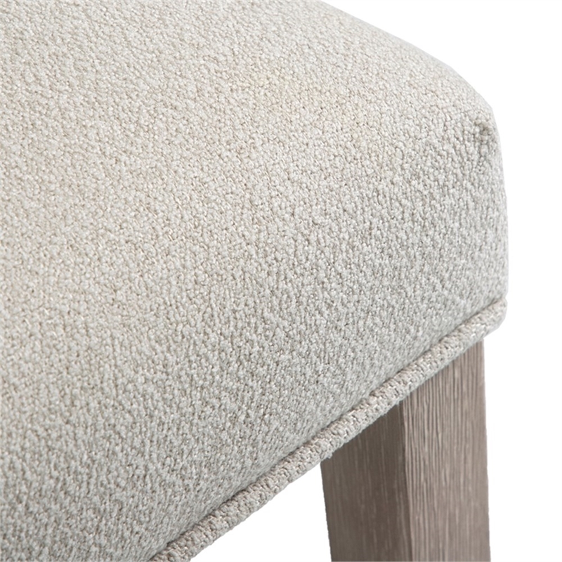 Bowery Hill Wood 7-Piece Dining Table Set in Natural