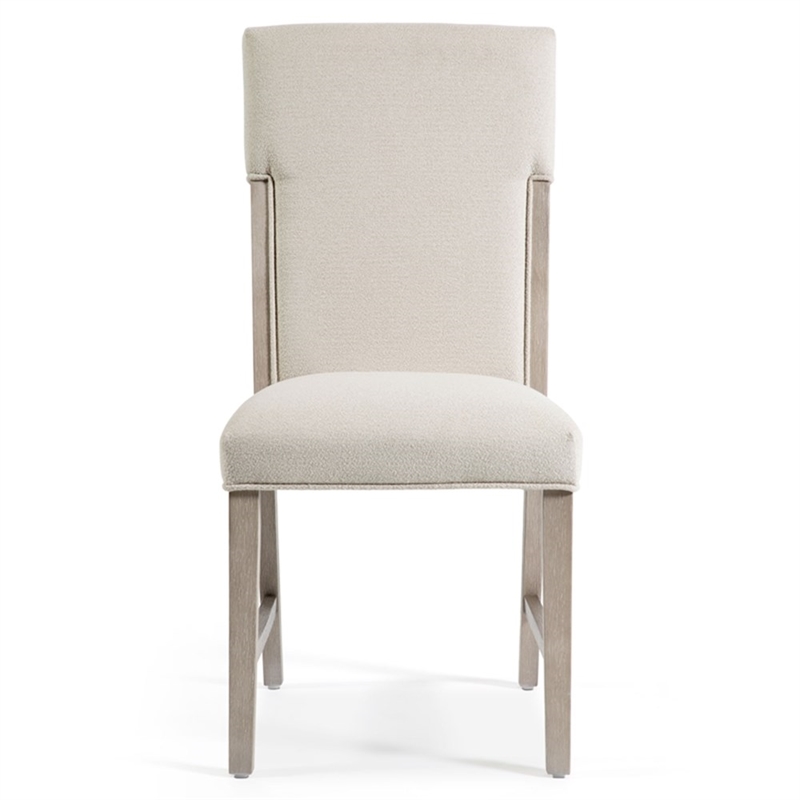 Bowery Hill Wood 7-Piece Dining Table Set in Natural