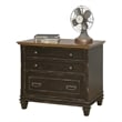 Bowery Hill Set of 3 Credenza Office Writing Desk & Bookcase & Filing Cabinet