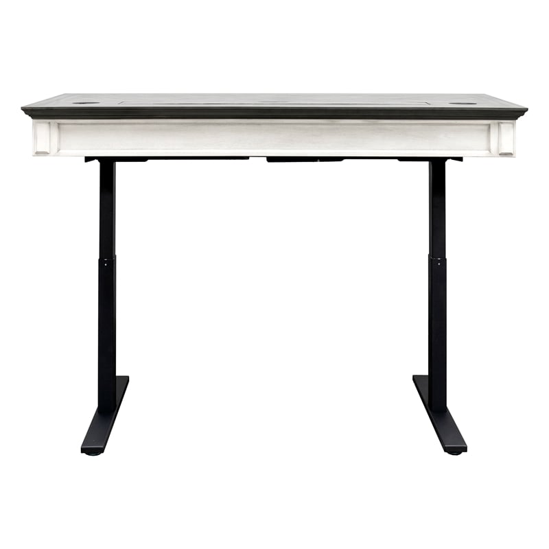 Bowery Hill Set of 3 Writing Office Desk & Bookcase with Doors & File Cabinet