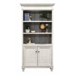 Bowery Hill Set of 3 Writing Office Desk & Bookcase with Doors & File Cabinet