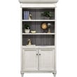 Bowery Hill Set of 3 Writing Office Desk & Bookcase with Doors & File Cabinet