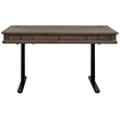 Bowery Hill Set of 3 Electronic Sit/Stand Desk & Open Bookcase & Filing Cabinet