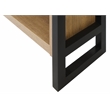 Bowery Hill Set of 2 Open Laminate Bookcases Fully Assembled in Light Brown