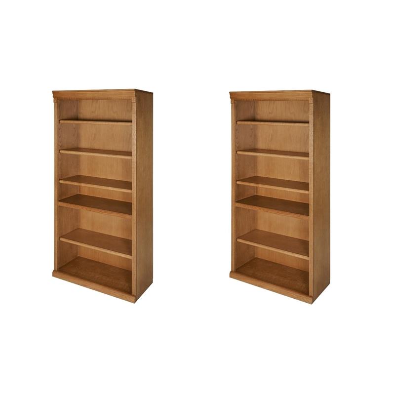 Bowery Hill Set of 2 Contemporary 6-Shelves 72