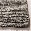 Bowery Hill Transitional Jute Light Gray Area Rug - Runner 2'6