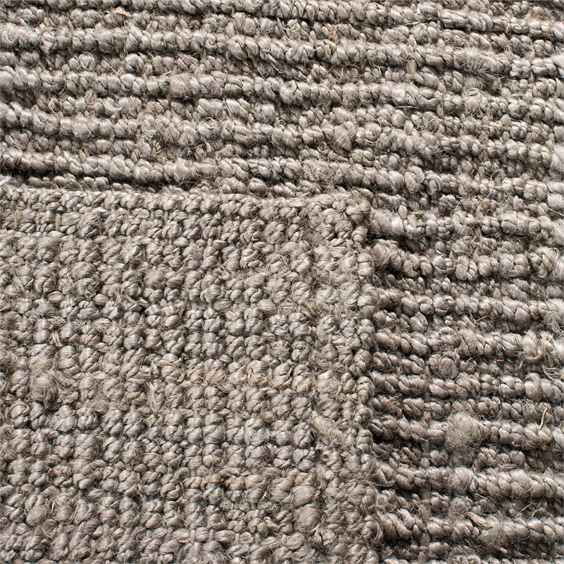 Bowery Hill Transitional Jute Light Gray Area Rug - Runner 2'6
