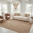 Bowery Hill Transitional Jute Beige Finish Area Rug - 8' x 10'