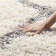 Bowery Hill Transitional Polypropylene Ivory Shag Rug - 6' x 9'