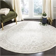 Bowery Hill Modern / Contemporary Fabric 6' Round Power Loomed Rug