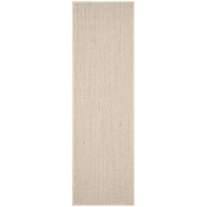 Bowery Hill Contemporary Natural Fiber 6' X 9' Power Loomed Sisal Rug