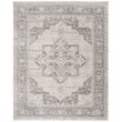 Bowery Hill Contemporary Fabric 10' x 13' Rug in Cream and Gray