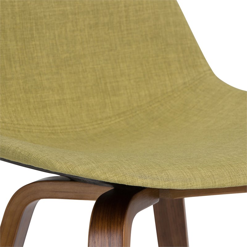 Bowery Hill Modern Bentwood Counter Height Stool (2pc) in Acid Green