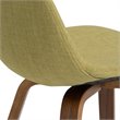 Bowery Hill Modern Bentwood Counter Height Stool (2pc) in Acid Green