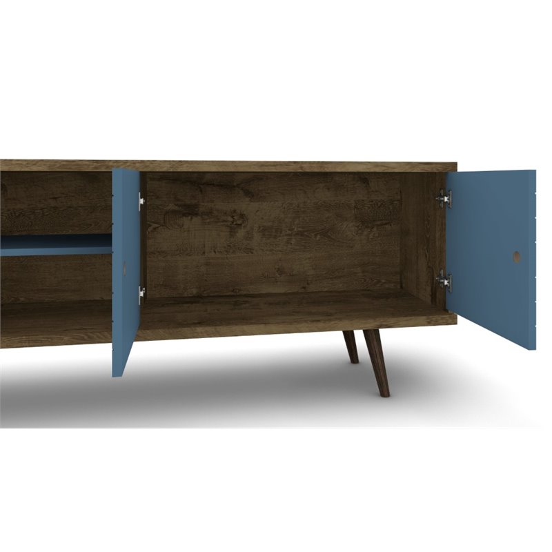Bowery Hill Wood TV Stand for TVs up to 60