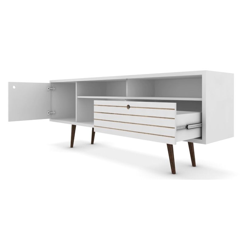 Bowery Hill Mid-Century Wood TV Stand for TVs up to 65