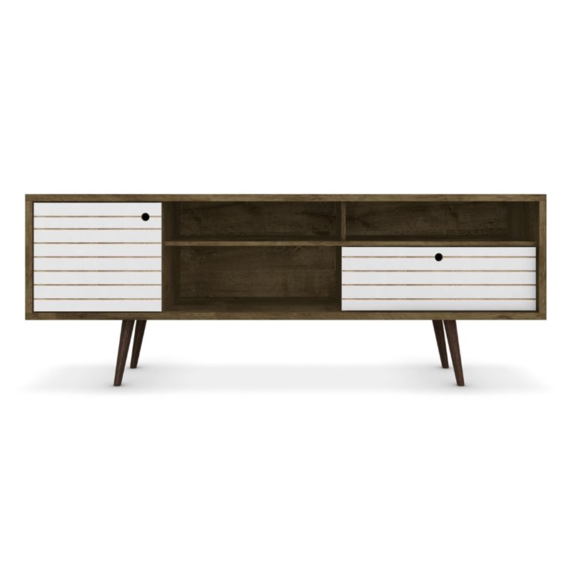 Bowery Hill Mid-Century Wood TV Stand for TVs up to 65