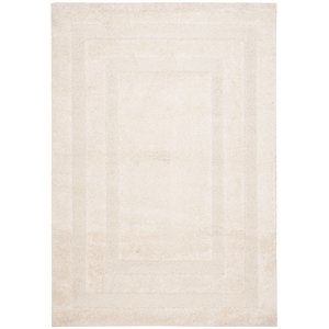 Bowery Hill Contemporary 8'-0&quot x 10'-0&quot Power Loomed Rug in Cream/Cream
