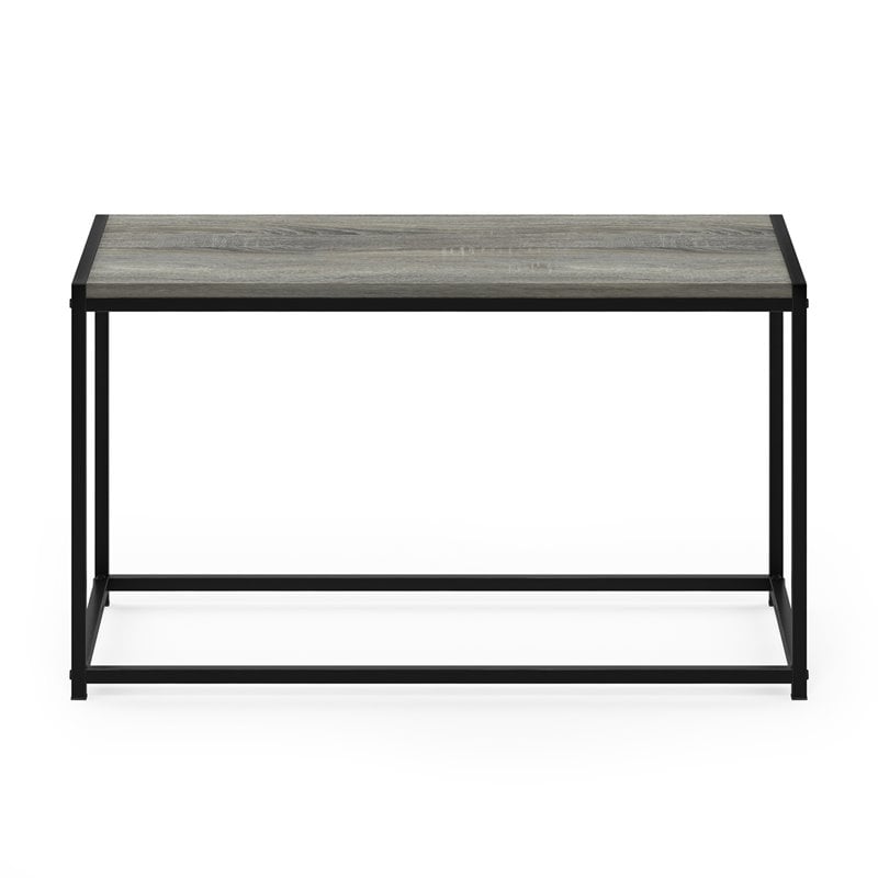 Bowery Hill Engineered Wood Living Coffee Table in French Oak Gray