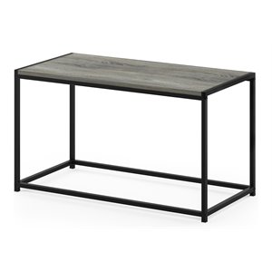 Bowery Hill Engineered Wood Living Coffee Table in French Oak Gray