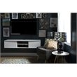 Bowery Hill Modern / Contemporary Wood TV Stand in Pure White