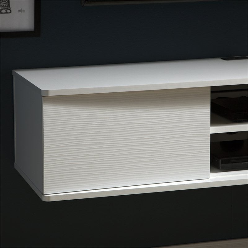 Bowery Hill Modern / Contemporary Wood TV Stand in Pure White