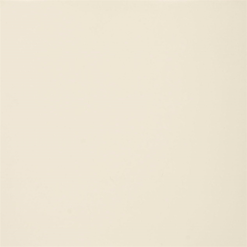 Bowery Hill Single Tray Leather Storage Round Ottoman in White