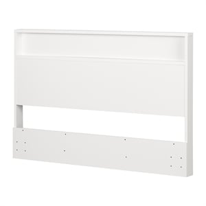 Bowery Hill Contemporary Full Queen Headboard 54 60 in Pure White