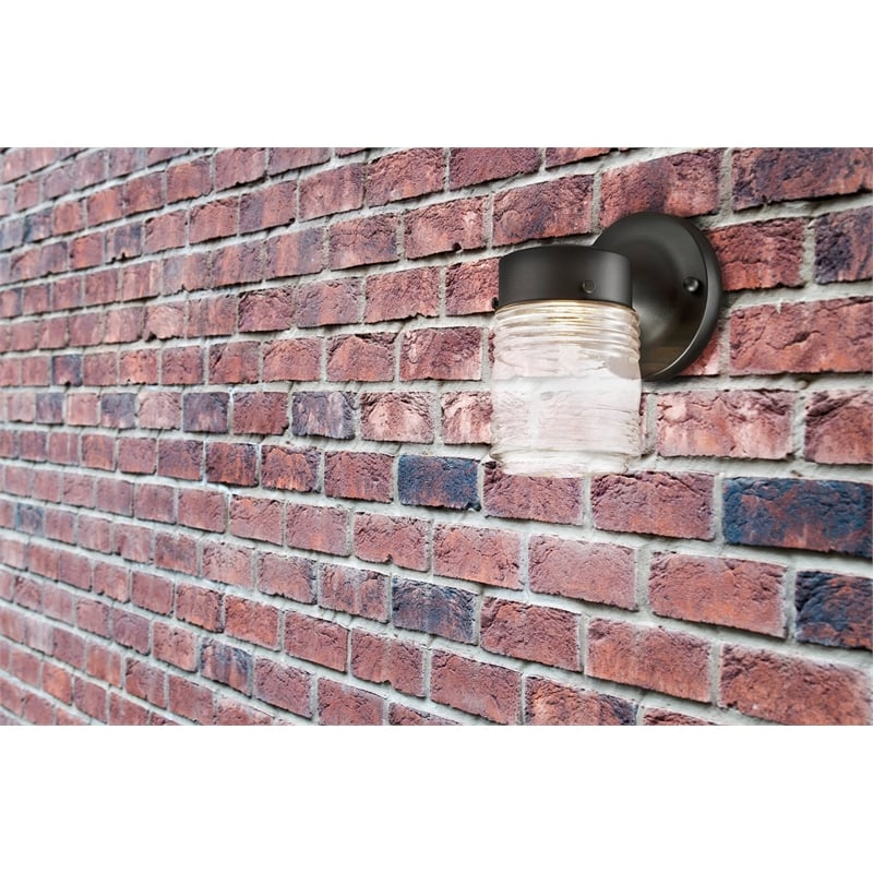 Bowery Hill Jelly Jar Light Replacement Glass Clear Cylinder