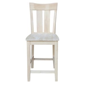 Bowery Hill Modern / Contemporary 24&quot Unfinished Wood Counter Stool