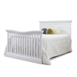 Bowery Hill Contemporary Wood Full Size Rail in White Finish
