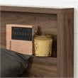 Bowery Hill Contemporary Full Queen Panel Headboard in Natural Walnut