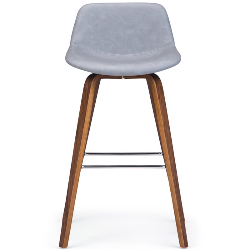 Bowery Hill 28 inch Counter/Bar Height Stool (Set of 2) in Stone Gray