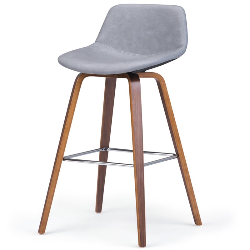 Bowery Hill 28 inch Counter/Bar Height Stool (Set of 2) in Stone Gray