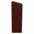 Bowery Hill Contemporary Wood Full Floor Lectern in Mahogany