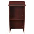 Bowery Hill Contemporary Wood Full Floor Lectern in Mahogany