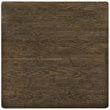 Bowery Hill Contemporary Steel Metal Bar Table in Brown Finish