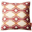 Bowery Hill Modern Polyester Fabric Outdoor Patio Single Pillow in Repeat