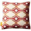 Bowery Hill Modern Polyester Fabric Outdoor Patio Single Pillow in Repeat