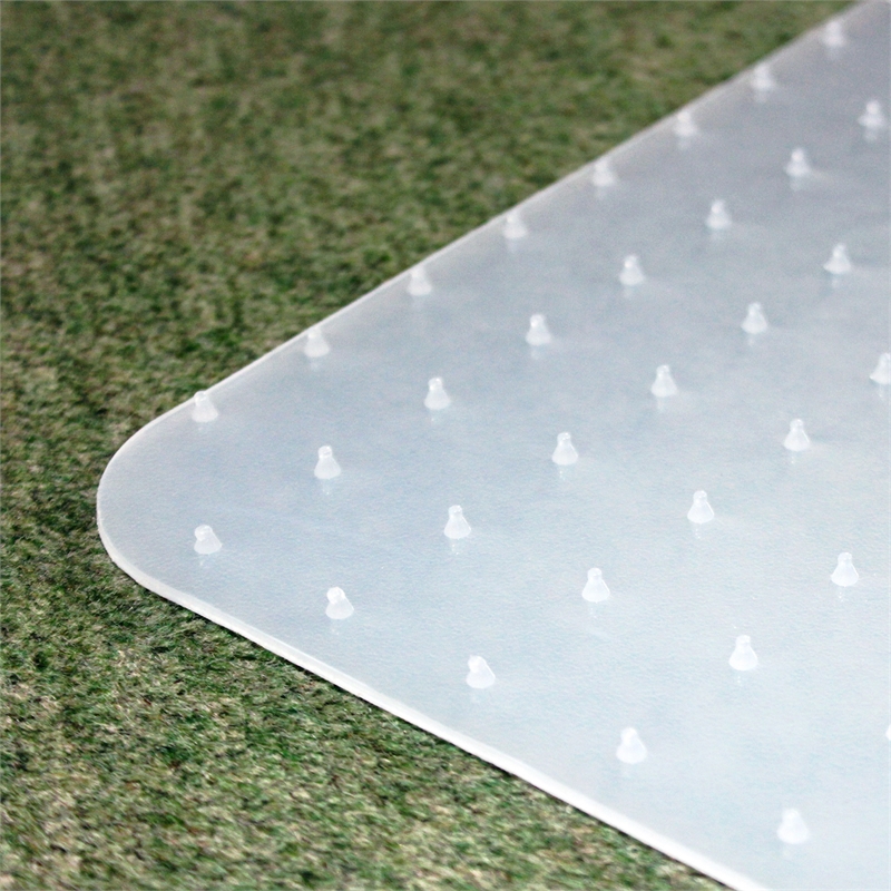 Bowery Hill Polypropylene Rectangular Chair Mat for Carpets - 29