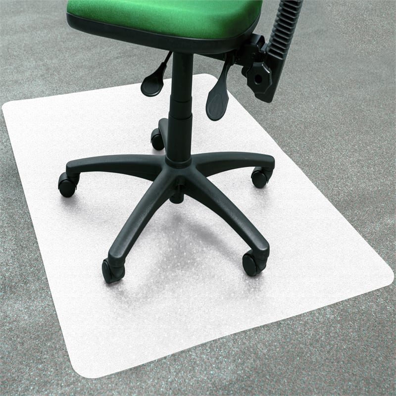 Bowery Hill Polypropylene Rectangular Chair Mat for Carpets - 29
