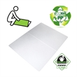 Bowery Hill Polypropylene Rectangular Foldable Chair Mat for Carpets - 35