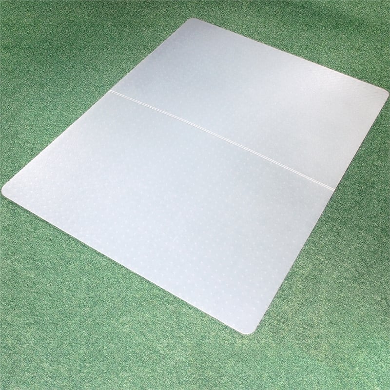 Bowery Hill Polypropylene Rectangular Foldable Chair Mat for Carpets - 46